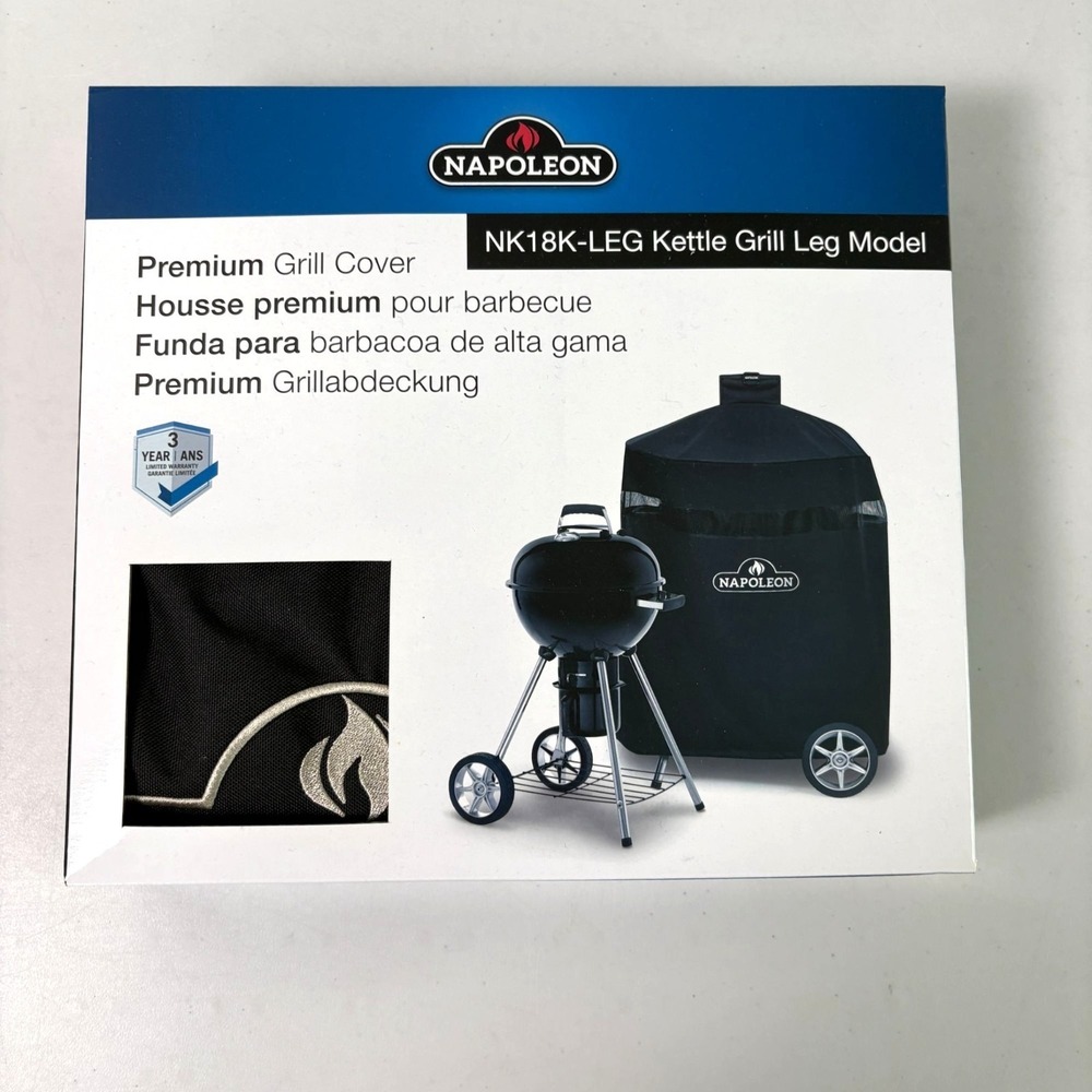 Napoleon Grill Cover‎ NK18K Leg Kettle Grill Leg Model Series Black 61912 NEW